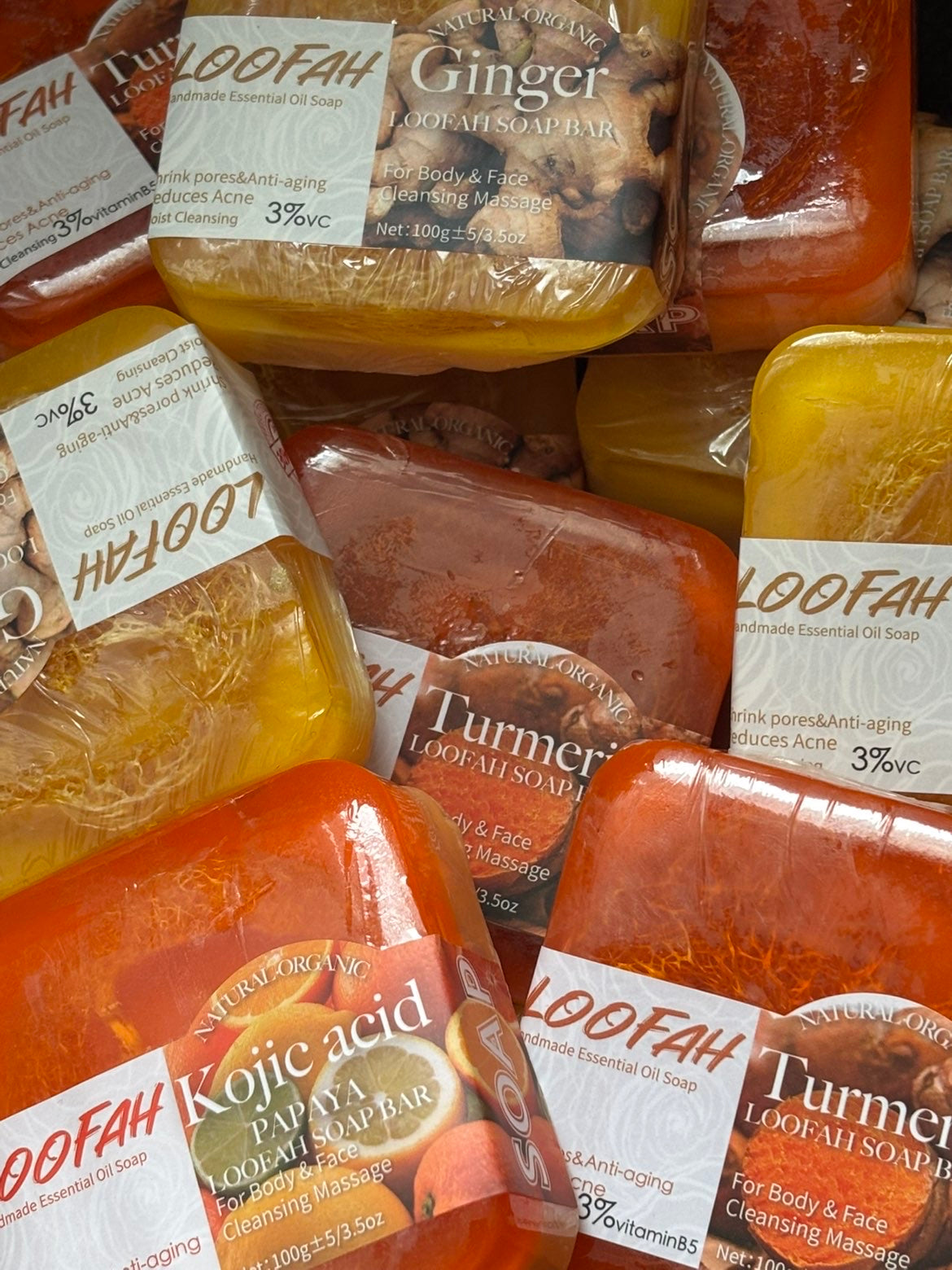 Savon Loofah - Kojic Acid & Papaye